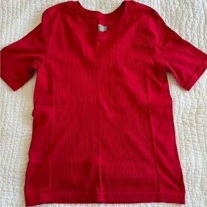Red athleta top. Size M.